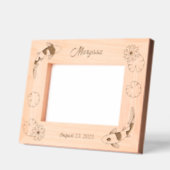 Japanse Koi Fish Water Lily 7x5 Gegraveerde Lijstjes (Links)