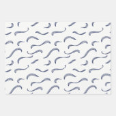 Japanse KOI FISH wit en blauw Inpakpapier Vel (Voorkant 2)