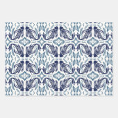 Japanse KOI FISH wit en blauw Inpakpapier Vel (Voorkant 3)