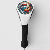 Japanse Koi Fish Yin Yang Golfheadcover (Voorkant)