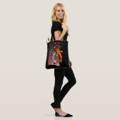 Japanse Koi Fishes and Flowers Tote Bag (Op model)