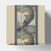 Japanse Koi Hiroshige Vis Festival Vlag Bedankdoosjes (Bovenkant)