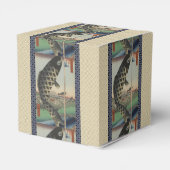 Japanse Koi Hiroshige Vis Festival Vlag Bedankdoosjes (Achterkant)