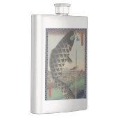 Japanse Koi Hiroshige Vis Festival Vlag Flacon (Rechts)