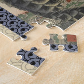 Japanse Koi Hiroshige Vis Festival Vlag Legpuzzel (Zijkant)