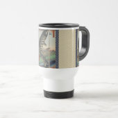 Japanse Koi Hiroshige Vis Festival Vlag Reisbeker (Voorkant rechts)