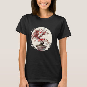 Japanse Koi Karper & Bonsai Boom Nishikigoi Vis De T-shirt