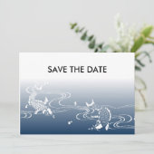 Japanse Koi (Karper) Vijver Save The Date (Staand voorkant)