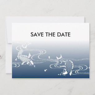 Japanse Koi (Karper) Vijver Save The Date