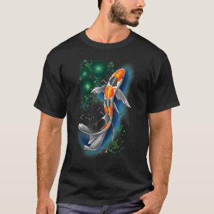 Japanse Koi Karper Vis Lotus Vijver Japanse Tatoea T-shirt
