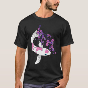 Japanse Koi Karper Vis Nishikigoi Esthetische Kers T-shirt