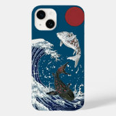 Japanse KOI-kunst, yinyang Case-Mate iPhone Case (Achterkant)