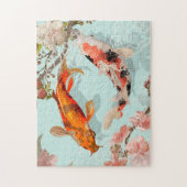 Japanse Koi Legpuzzel (Verticaal)
