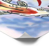 Japanse Koi (Liefde) Poster (Hoek)