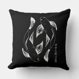 Japanse Koi Motivatie minimalist Kussen