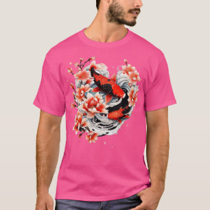 Japanse Koi p Nishikigoi Vis Kersenbloesem 2 T-shirt