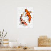 Japanse Koi Pond Poster (Keuken)