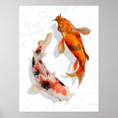 Japanse Koi Pond Poster (Voorkant)