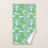 Japanse Koi Pond Towel Set Bad Handdoek (Handdoek)