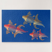 Japanse Koi Pond Trio Legpuzzel (Horizontaal)