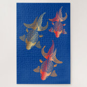Japanse Koi Pond Trio Legpuzzel (Verticaal)