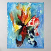 Japanse Koi Print (Voorkant)