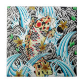 Japanse Koi Tegeltje (Voorkant)