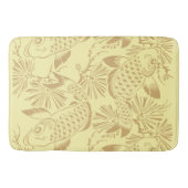 Japanse Koi Vis Aangepaste Kleuren Patroon Badmat (Voorkant)