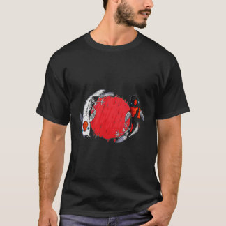 Japanse Koi Vis Fokken Japan Ying Yang Koi T-shirt