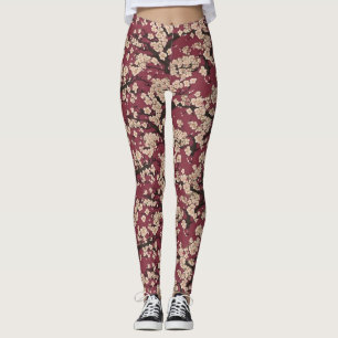 Japanse Koi Vis Sakura Patroon  Leggings