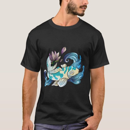Japanse koi vis t-shirt (Voorkant)