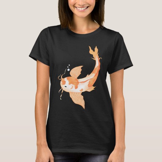 Japanse Koi Vis T-shirt (Voorkant)