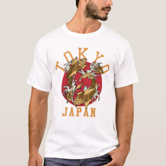 Japanse Koi Vis Tokyo T-shirt