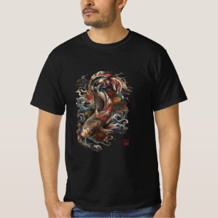Japanse Koi Vis Traditionele Japanse Tatoeage T-shirt