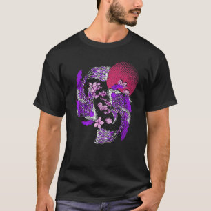 Japanse Koi Vis Vijver Kersenbloesem Nishikigoi K T-shirt