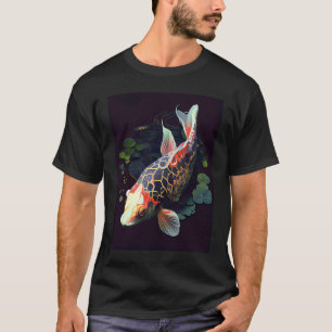 Japanse Koi vis Vijver Waterlelieblad Karper Vis T-shirt