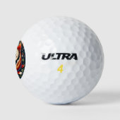 Japanse Koi Vis Yin Yang Golfballen (Logo)