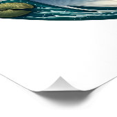 Japanse Koi Vis Yin Yang Perfect Poster (Hoek)