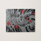 Japanse Koi Vissen Legpuzzel (Horizontaal)