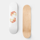 Japanse Koi Vissen Persoonlijk Skateboard (Voorkant)