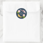 Japanse Koi Visvijver Ronde Sticker (Tas)