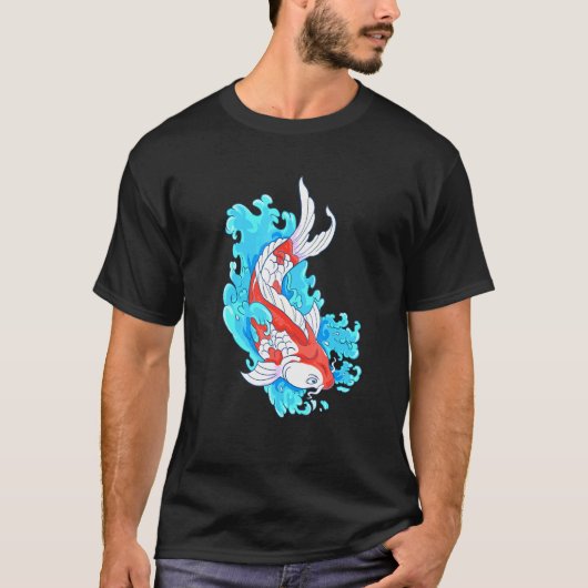 Japanse Koikarper Koi Vis T-shirt (Voorkant)