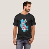 Japanse Koikarper Koi Vis T-shirt (Voorkant volledig)
