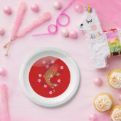 Japanse koikarper papieren bordje (Feest)