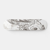 japanse koiviskunst skateboard (Horizontaal)