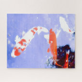 Japanse koivisserene uitdagend legpuzzel (Horizontaal)