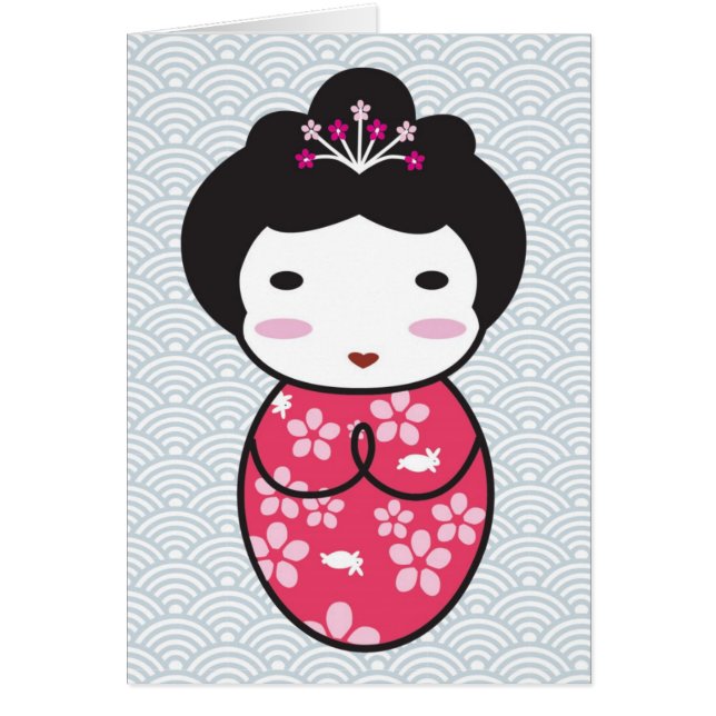 Japanse Kokeshi Doll (Voorkant)