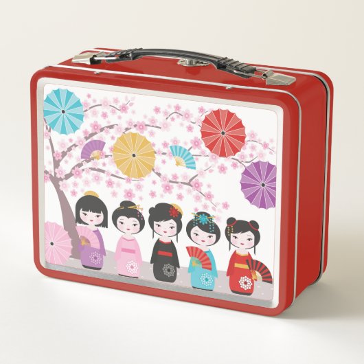 Japanse Kokeshi Dolls (Achterkant)