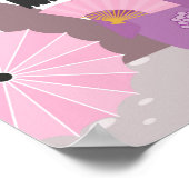 Japanse Kokeshi Dolls Poster (Hoek)