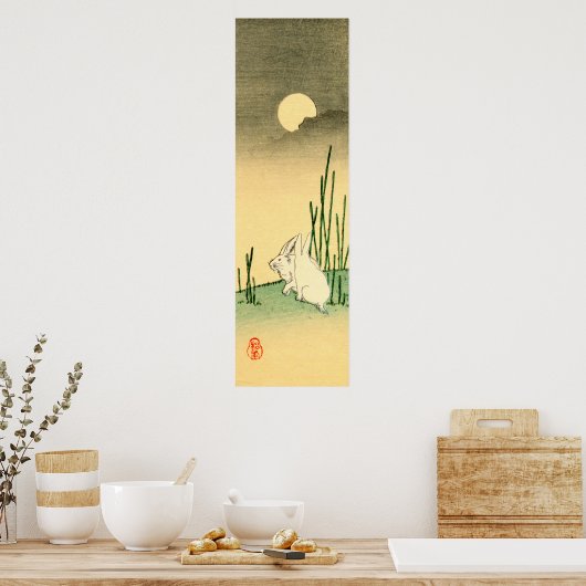 Japanse konijn nr. 2 poster (Keuken)